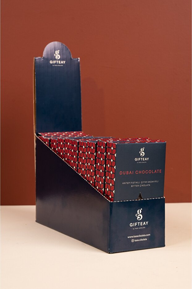 Bitter Dubai Chocolate - 200g Dark Chocolate with Pistachio & Kadayif - TryAladdin