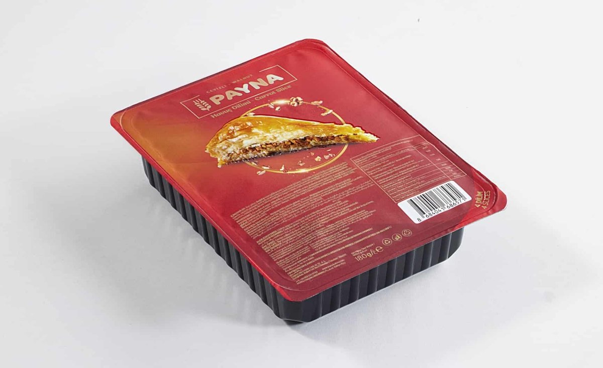 Packaged Carrot Slice Baklava with Walnut - 4 Slices - TryAladdin