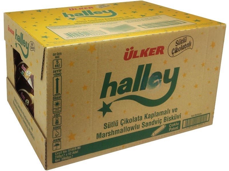 Ulker | Halley Chocolate Covered Sadwich Biscuit 8x30g - TryAladdin