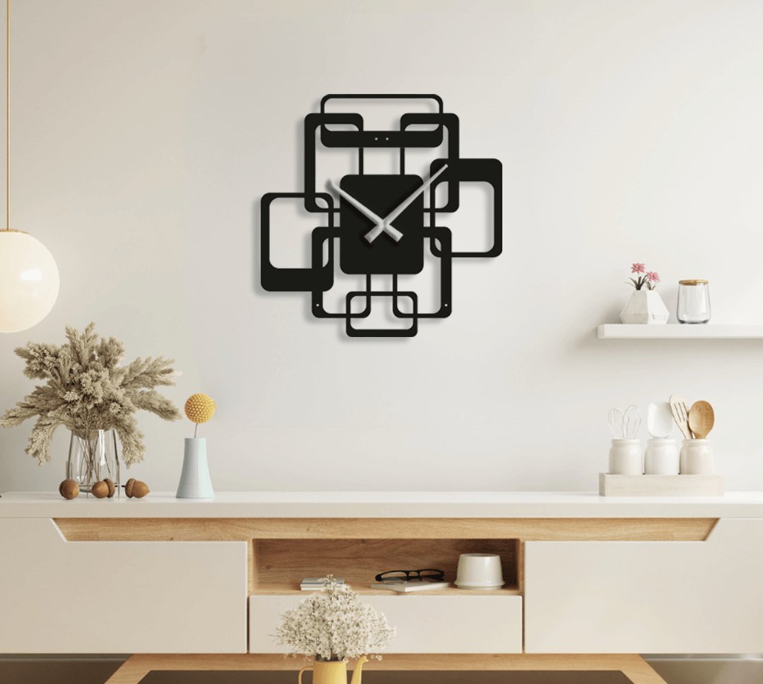 NR Dizayn | Decorative Metal Wall Clock - TryAladdin