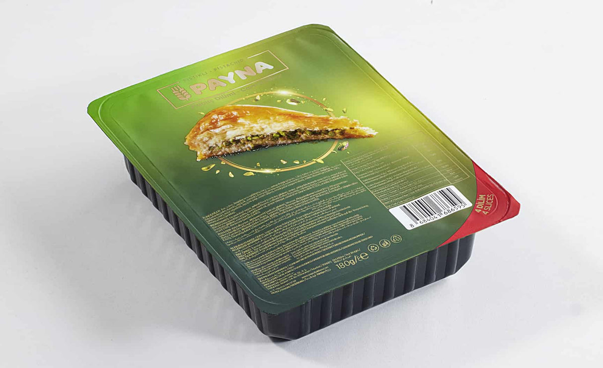 Packaged Carrot Slice Baklava with Pistachio - 4 Slices