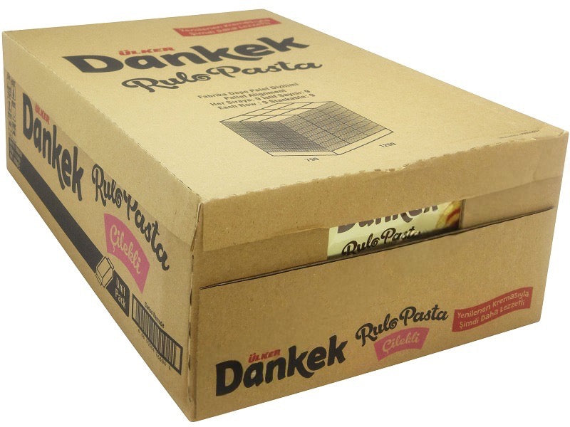 Ulker | Gâteau roulé Dankek aux fraises