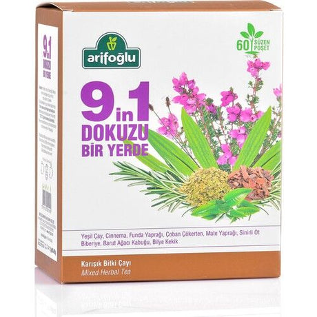 Arifoglu | Nine in One Form Herbal Tea 60 Tea Bags - TryAladdin