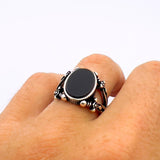 Black Onyx Ring Men - TryAladdin