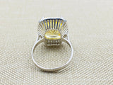 Citrine Ladies Silver Ring - TryAladdin