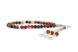 Dark - Colored Agate Ceyt Stone 33 Beads Tasbih - TryAladdin