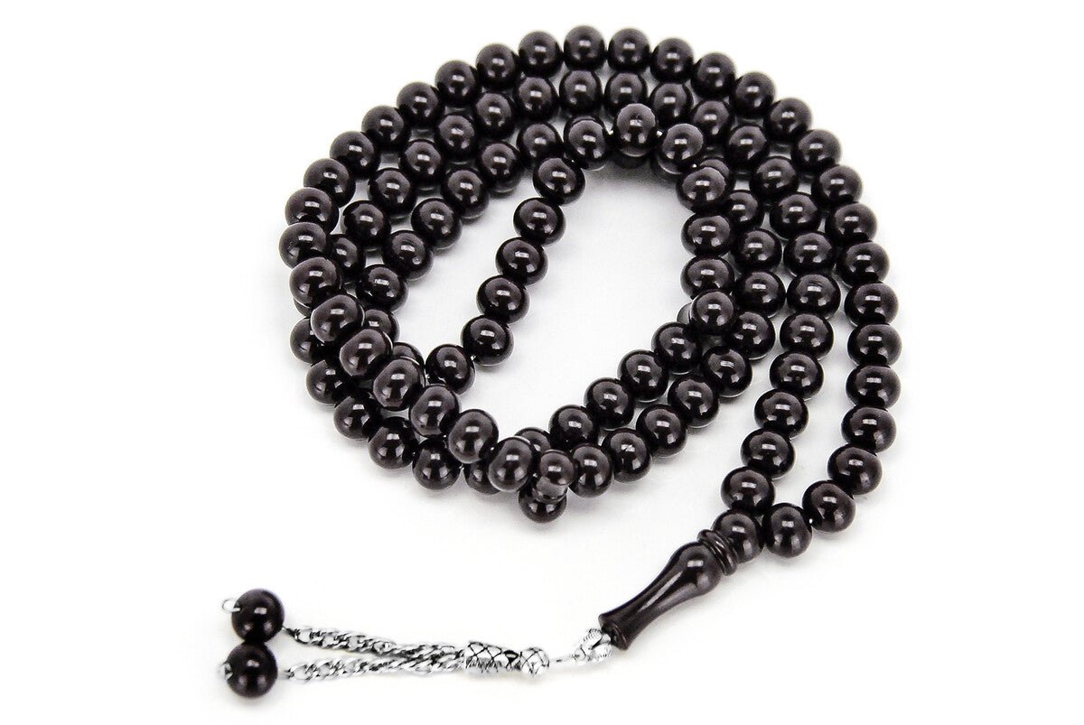 Dervish Tasbih 14 mm Acrylic, Black - TryAladdin