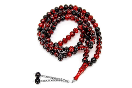 Dervish Tasbih 14 mm Acrylic, Burgundy - TryAladdin