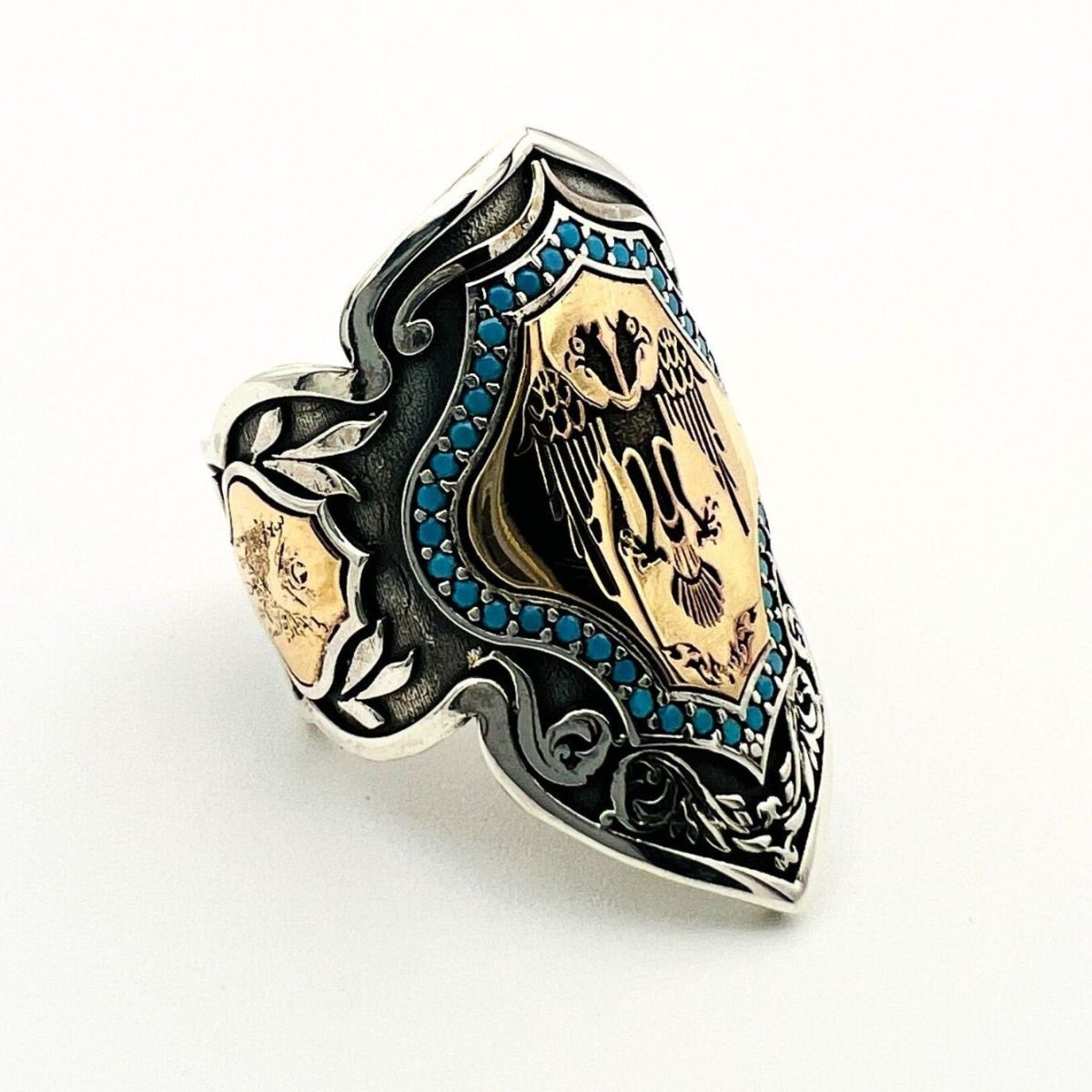 Double Headed Eagle Thumb Ring - TryAladdin