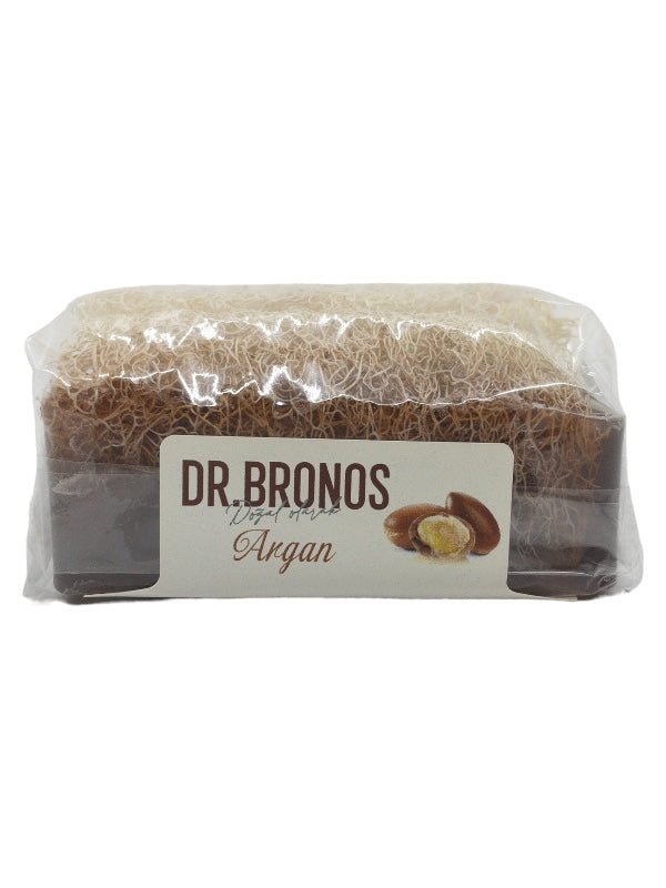 Dr. Bronos | Argan Soap with Natural Pumpkin Loofah - TryAladdin