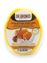 Dr. Bronos | Natural Milk Honey Soap with Sponge - TryAladdin