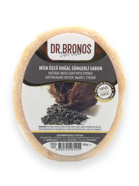 Dr. Bronos | Natural Musk Soap with Sponge - TryAladdin