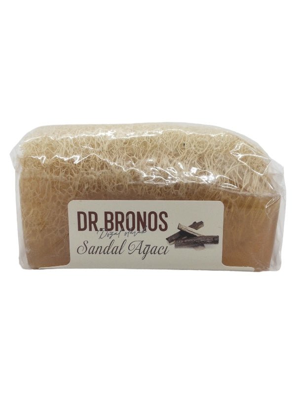 Dr. Bronos | Sandalwood Soap with Natural Pumpkin Loofah - TryAladdin