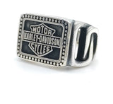 Harley Davidson 925K Sterling Silver Ring - TryAladdin