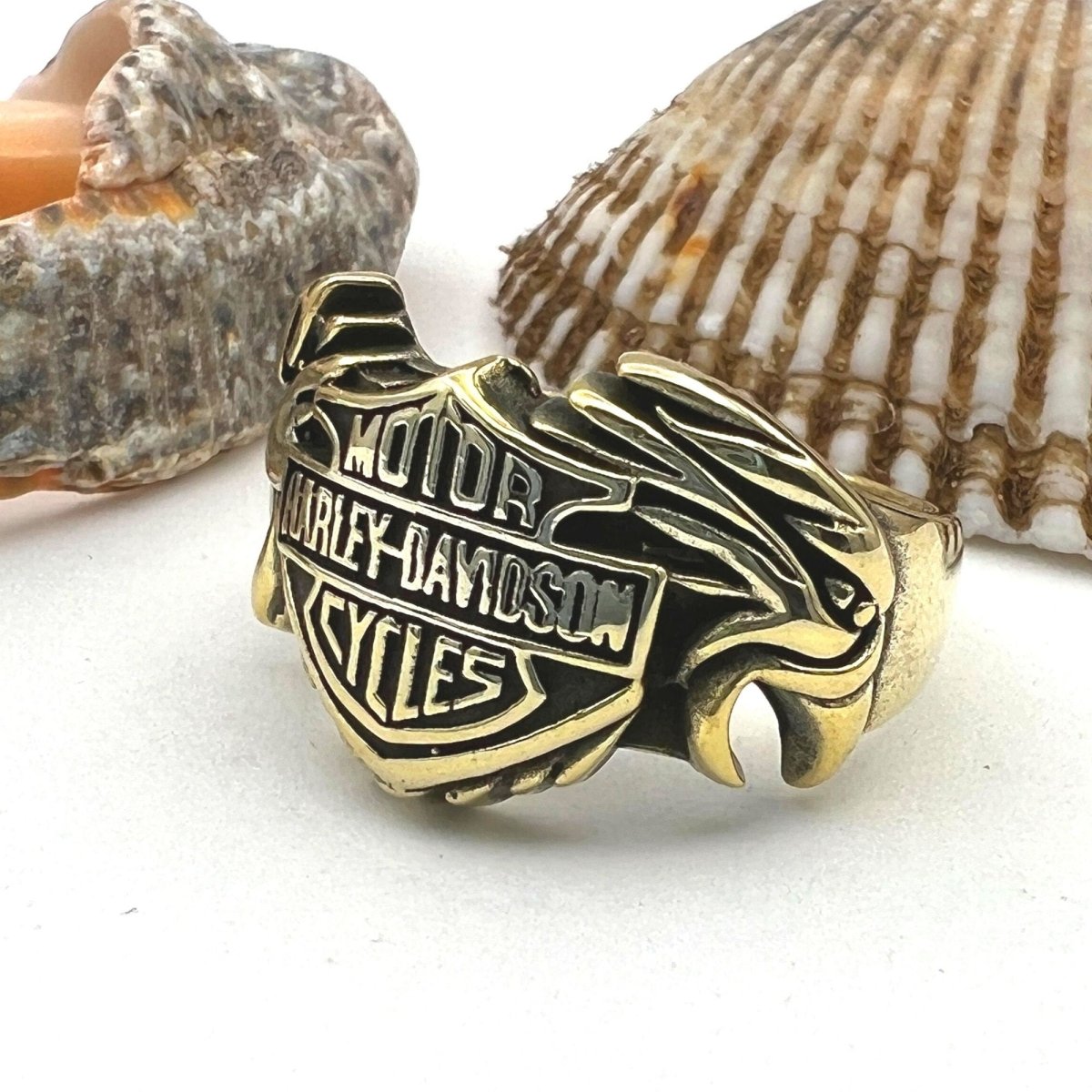 Harley Davidson Sterling Silver Ring - TryAladdin