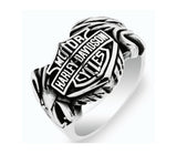 Harley Davidson Sterling Silver Ring - TryAladdin