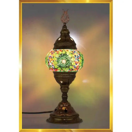 HND Handicraft | Handmade Turkish - Moroccan Mosaic Table Lamp - TryAladdin