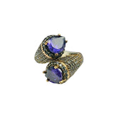 Istanbul Jewelry | Amethyst Turkish Design Handmade Silver Ring - TryAladdin