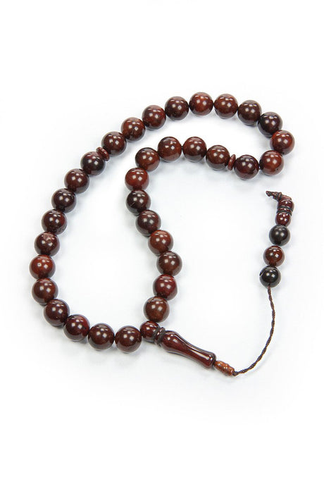 Kuka Wood Prayer Beads - 33 Beads - 10 MM Round - Natural Workmanship - TryAladdin