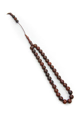 Kuka Wood Prayer Beads - 33 Beads - 10 MM Round - Natural Workmanship - TryAladdin