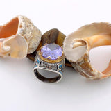 Men's Handmade Ring, Amethyst - TryAladdin