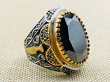 Men's Handmade Ring, Onyx - TryAladdin