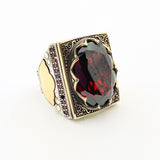 Men's Handmade Ruby Ring - TryAladdin