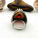 Men's Ruby Ring in Sterling Silver - TryAladdin