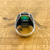 Mystic Topaz Silver Ring - TryAladdin