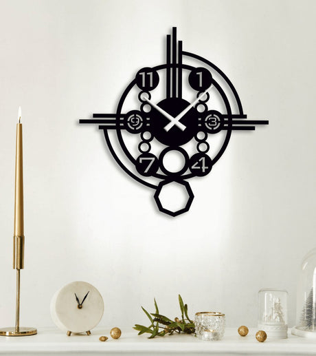 NR Dizayn | Decorative Metal Wall Clock - TryAladdin