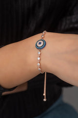 Nereze | Bracelet Rose Charm Bracelet with Adjustable Lock - TryAladdin