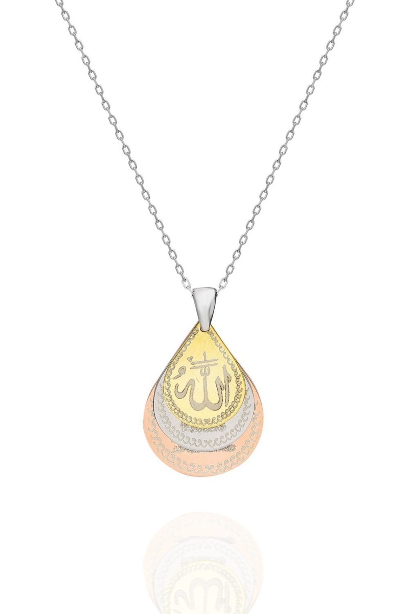 Nereze | Necklace with Prayer (Allah's word - Nazar Evil Eye. Ayatal Kuresi) - TryAladdin