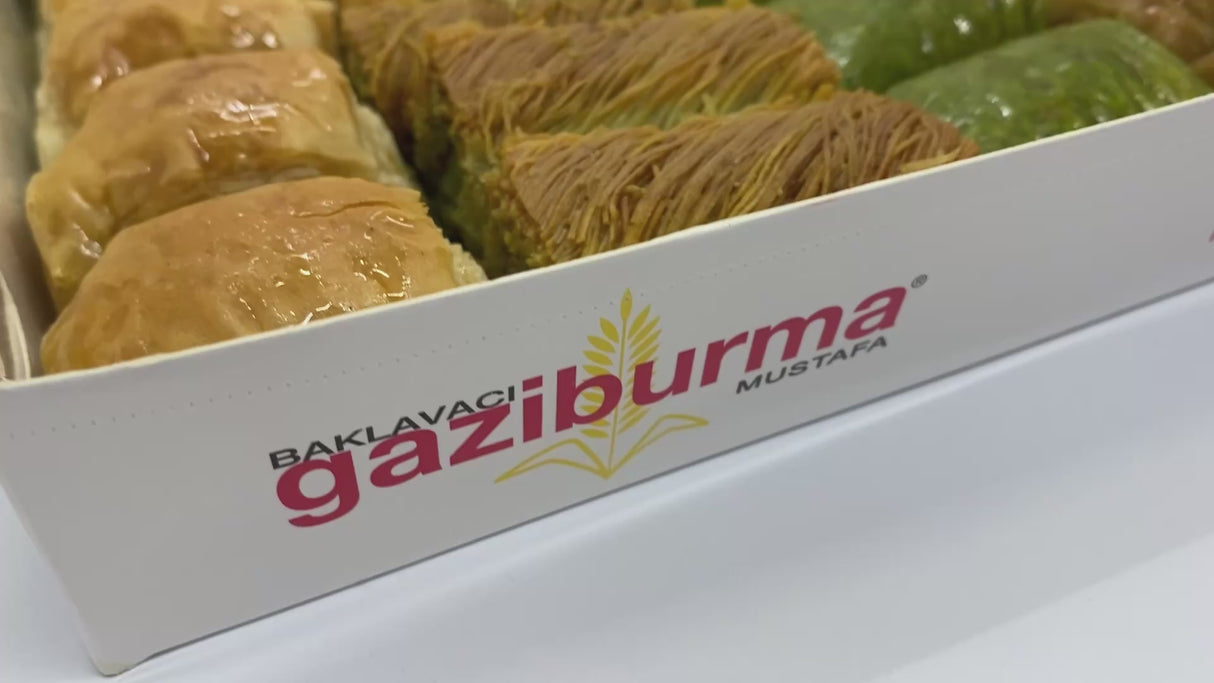 Gaziburma Mustafa | Baklava aux pistaches assorties premium