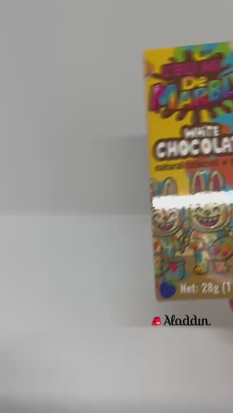 L'bumi de Marbly Lapin en chocolat blanc Mystery-Fill - 28g