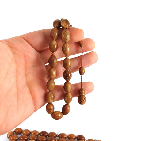 Selderesi | Efe Size (Small Size) Natural Kuka Wood Tasbih - TryAladdin