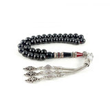 Selderesi | Georgiaian Oltu Stone Tasbih with Embroidered Tassel - TryAladdin