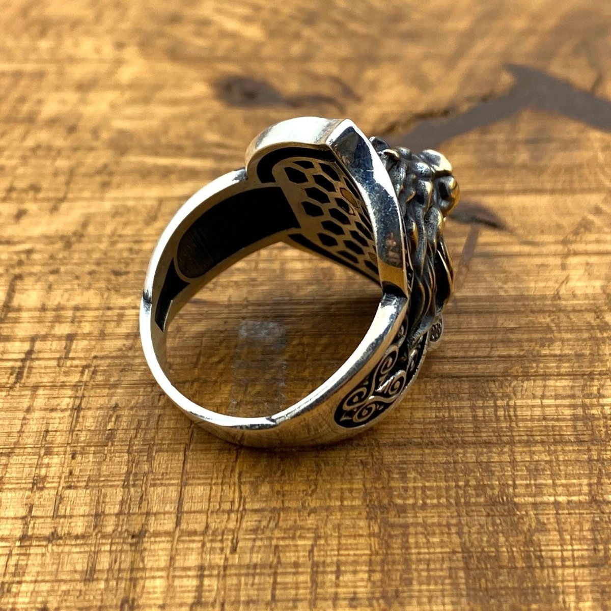 Silver Lion Men's Ring - TryAladdin