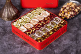 Sukru Efendi 1935 | Assorted Turkish Delight with Pistachio and Hazelnut in Gift Metal Box - TryAladdin