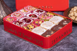 Sukru Efendi 1935 | Mix Turkish Delight Wraps with Pistachio and Hazelnut in Gift Metal Box - TryAladdin