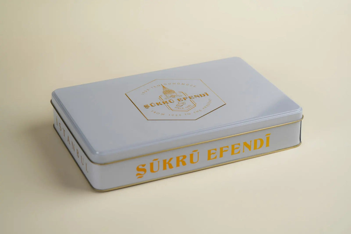 Sukru Efendi 1935 | Turkish Royal Baklava With Pistachio in Gift Metal Box - TryAladdin