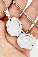 Taki | Round Necklace with Photo Frame - TryAladdin