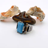 Turquoise Men's Ring - TryAladdin