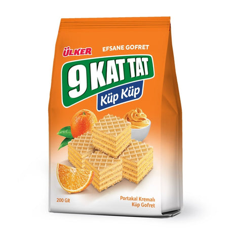 Ulker | 9 Kat Tat Cube Orange Wafers - TryAladdin