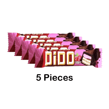 Ulker | Dido Chocolate Covered Wafer Bar Filled with Raspberry Cream - TryAladdin