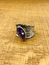 Women's Amethyst 925 Sterling Silver Ring - TryAladdin