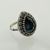 Women's Mystic Topaz Ring - TryAladdin