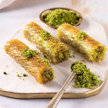 Karakoy Gulluoglu | Turkish Burma Kadayif with Pistachio - TryAladdin