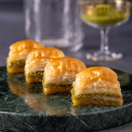 Karakoy Gulluoglu | Turkish Light Baklava with Pistachios (Low Glycemic Index) - TryAladdin