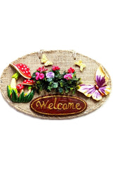 Life Garden Welcome Printed Door And Wall Ornament - TryAladdin