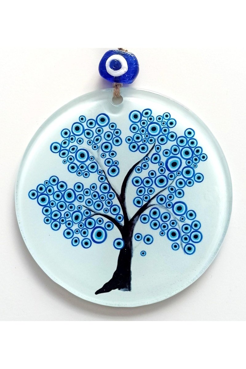 Nazar Tree Fusion Glass Nazar Beaded - TryAladdin